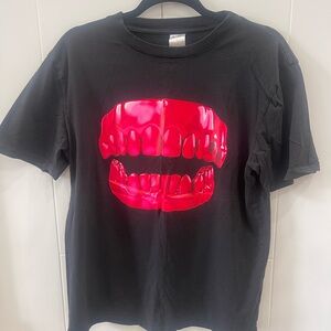 Black Katie Eary (with IKEA) Bloody Teeth Tshirt